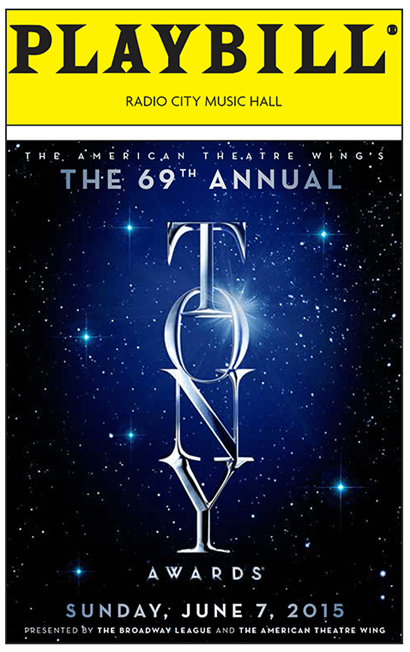 The 2015 Tony Awards Playbill 